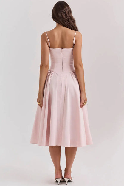 Celine Corset Midi Dress