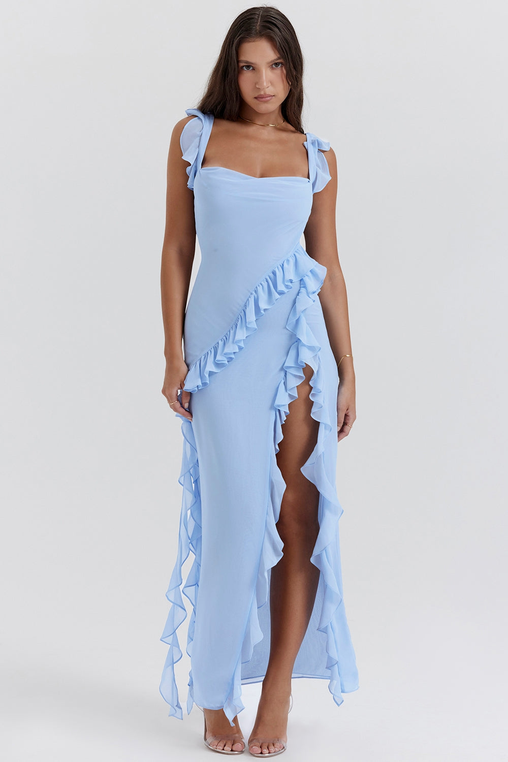 Victoria Ruffle Maxi Dress