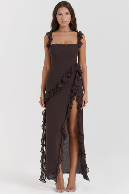 Victoria Ruffle Maxi Dress
