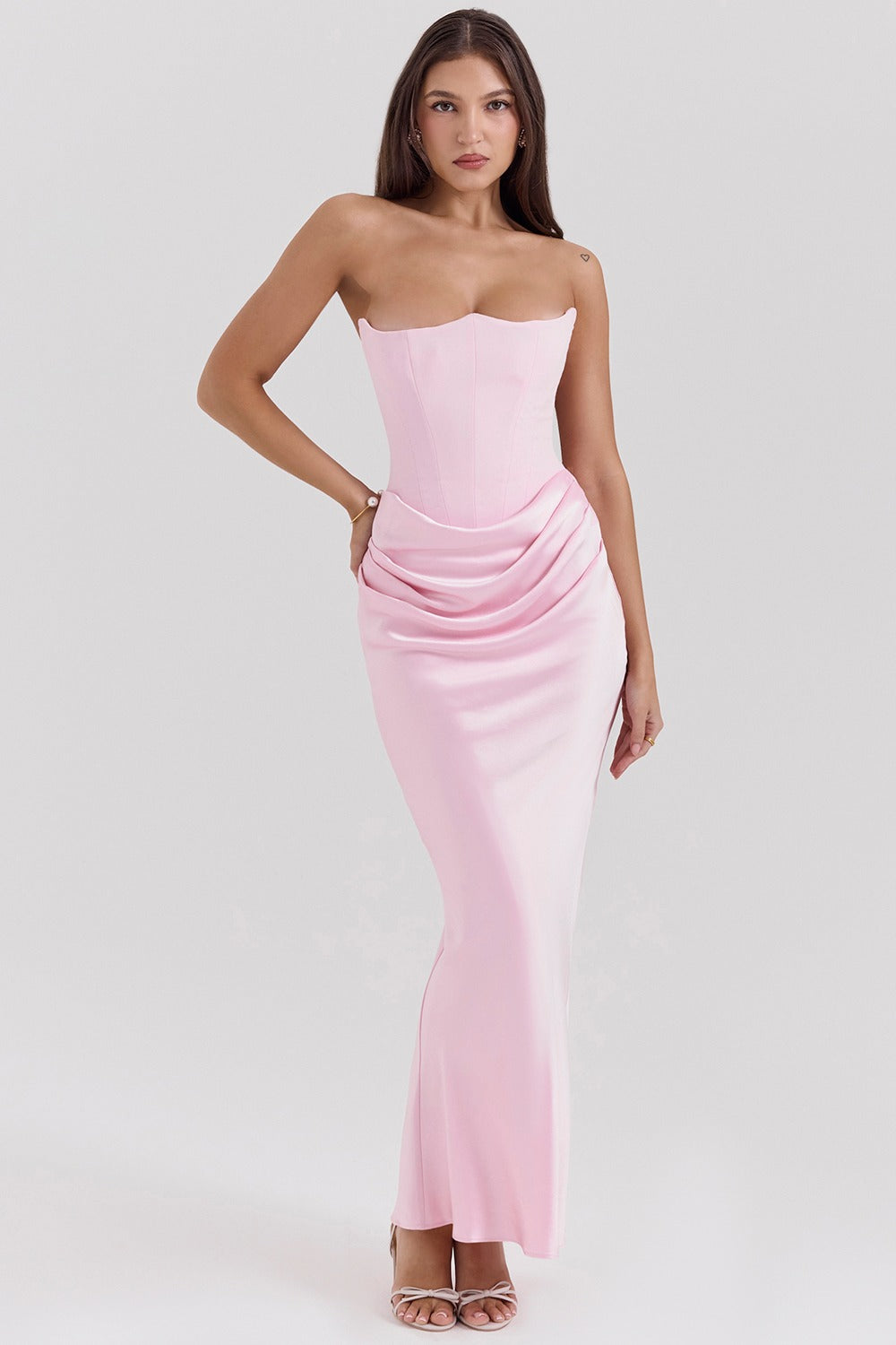 Lilly Strapless Corset Dress