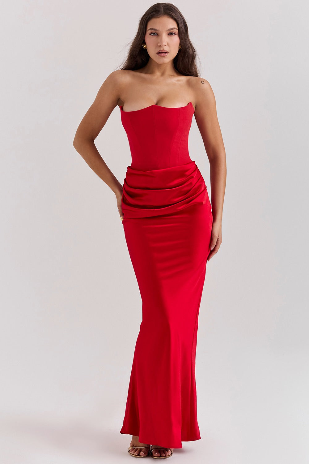 Lilly Strapless Corset Dress