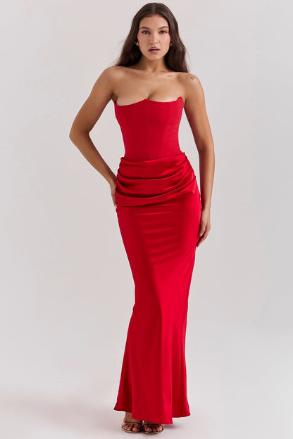 Lilly Strapless Corset Dress